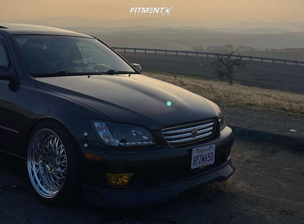 2004 Lexus IS300 Base with 18x9.5 Aodhan DS03 and Vercelli 255x35 on