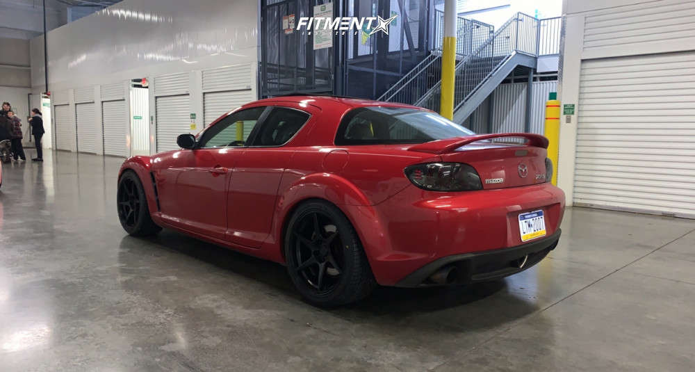 Mazda Rx 8 Base 2004 Mazda RX-8 Base with 18x9.5 Anovia Titan and Riken 275x35 on ...