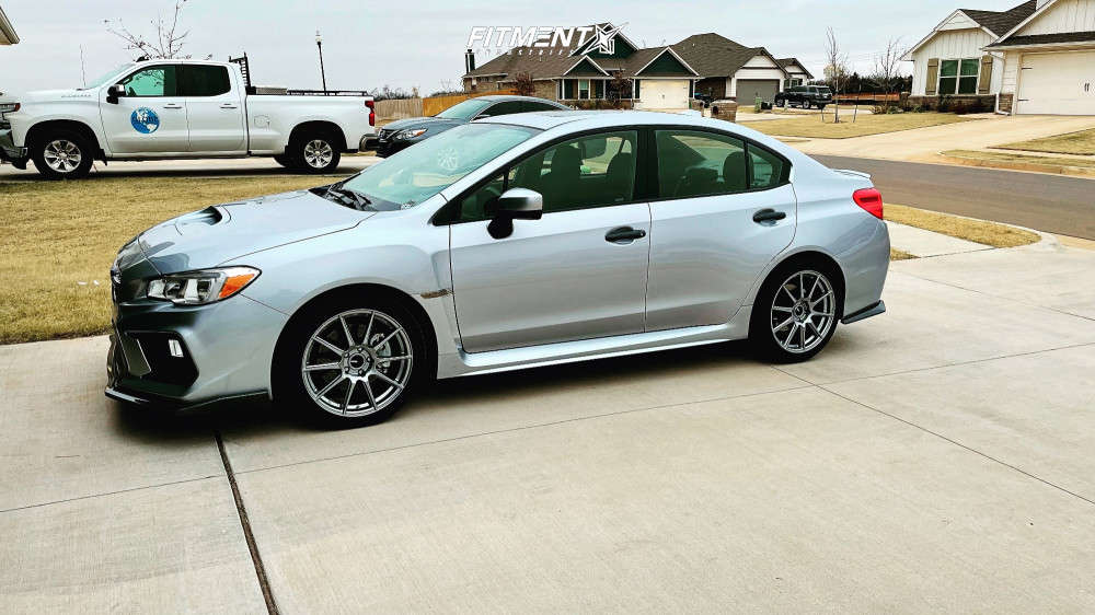 2021 Subaru WRX Base with 18x8.5 Enkei Ts-10 and Dunlop