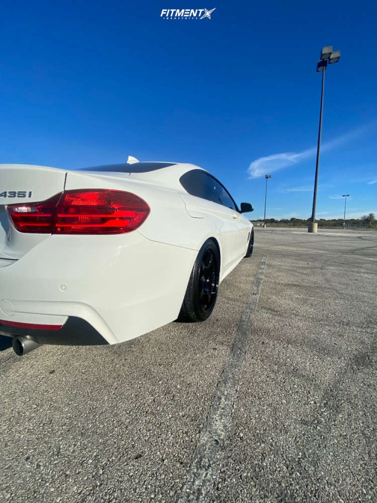 2016 BMW 435i Base with 18x9.5 Gram Lights 57cr and Michelin 255x35 on ...