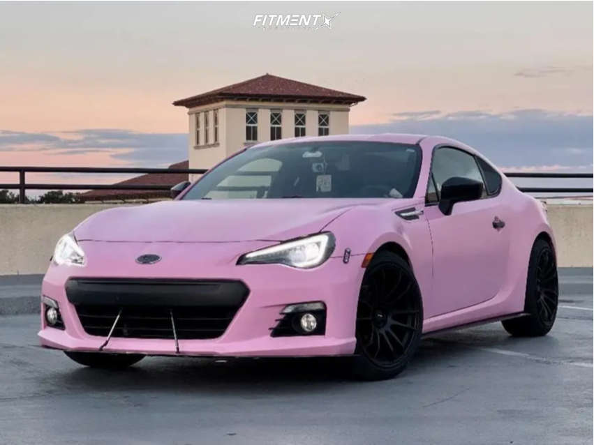 2014 Subaru BRZ Limited with 18x9.5 AVID1 AV20 and Vercelli 235x40