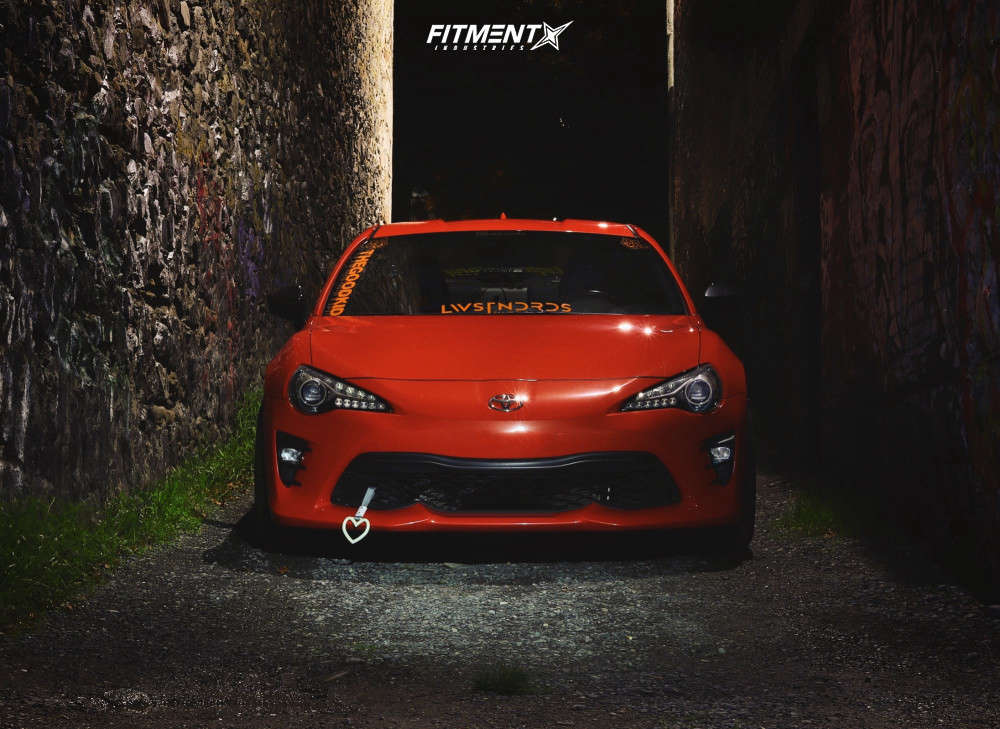 2017 Toyota 86 Special Edition with 17x9 XXR 536 and Goodyear