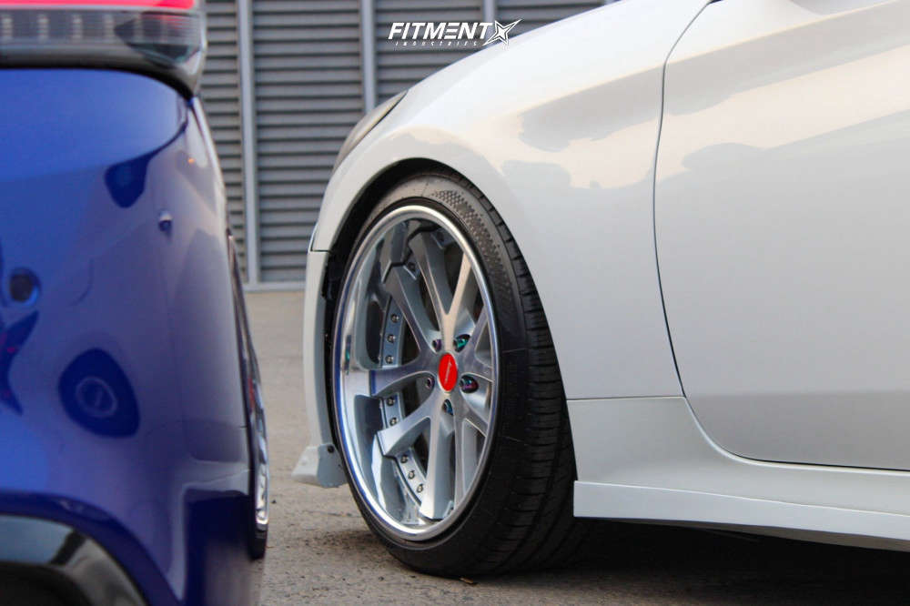 2014 Hyundai Genesis Coupe 3.8 R-Spec with 19x9.5 Weds Lxz and