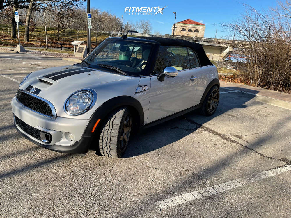 2012 Mini Cooper S with 17x8 AVID1 AV6 and Falken 215x45 on Stock