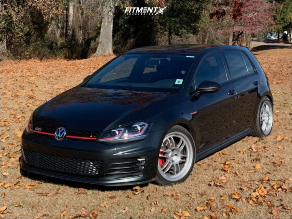 2016 Volkswagen GTI S with 18x8 Enkei Rpf1 and Yokohama 225x40 on