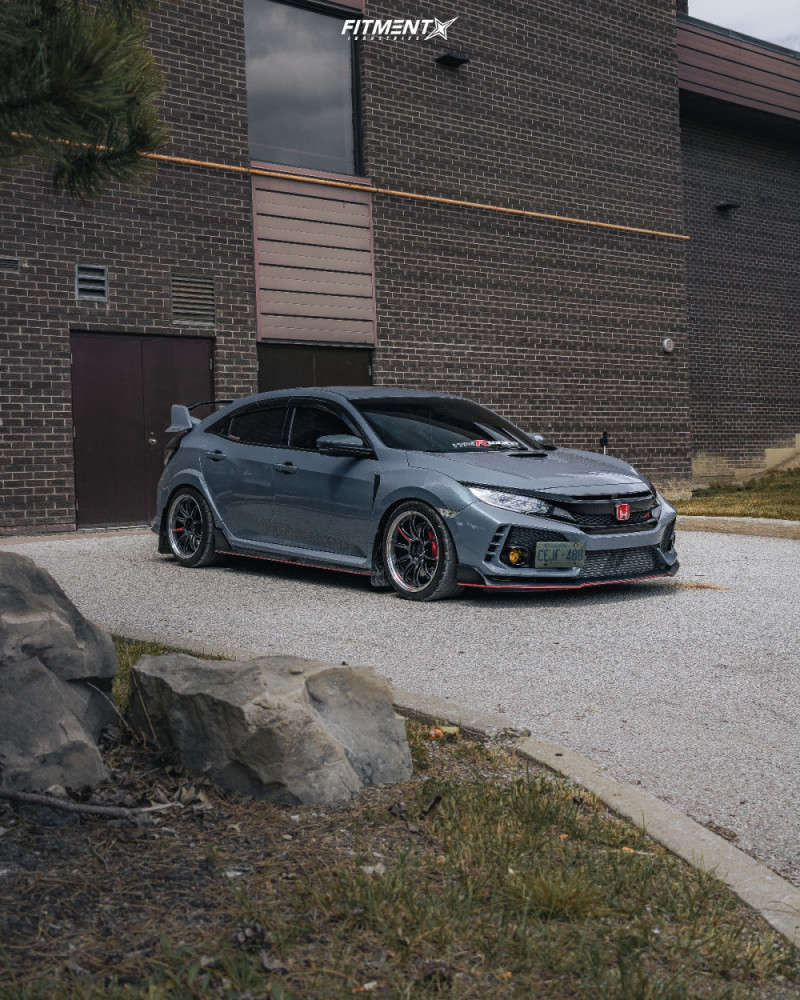 2019 Honda Civic Type R with 18x9.5 Work Emotion Zr10 and Firestone ...