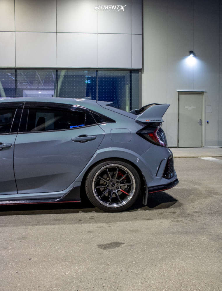 2019 Honda Civic Type R with 18x9.5 Work Emotion Zr10 and Firestone ...