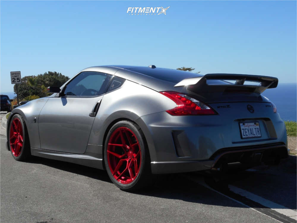 2014 Nissan 370Z Nismo with 20x9 Rohana Rfx11 and Toyo Tires 255x35 on