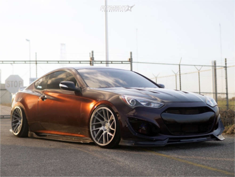 viviana⭐️ページ 2015 Hyundai Genesis Coupe 3.8 with 19x9.5 Anovia Elder and