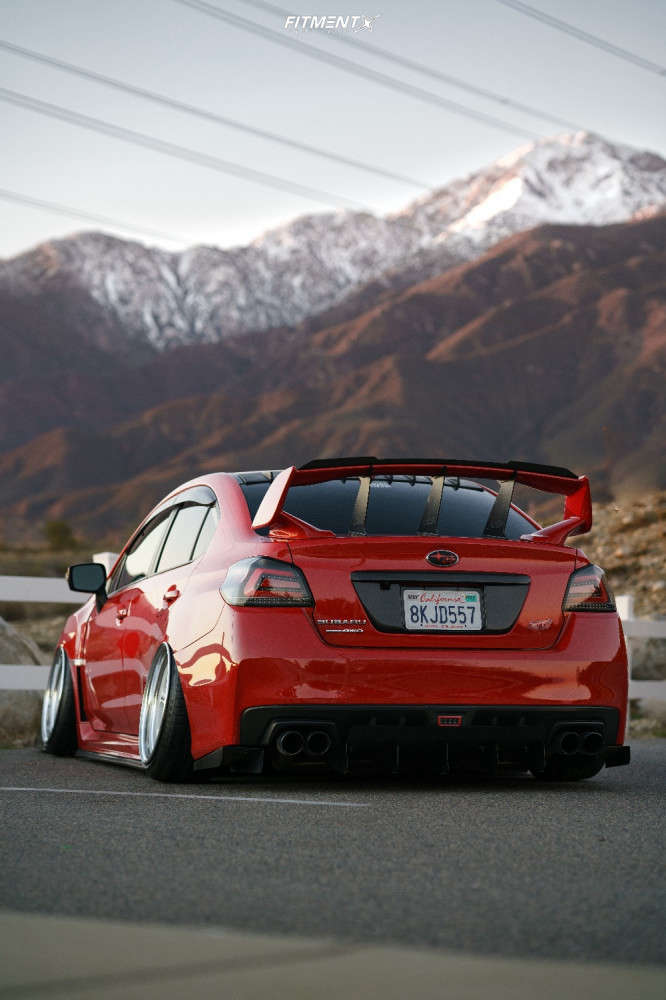 2019 Subaru WRX STI Base with 18x10 Work Meister L1 3p and Accelera