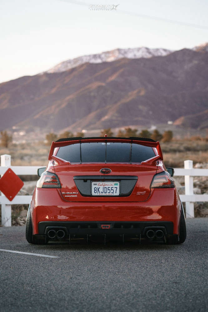 2019 Subaru WRX STI Base with 18x10 Work Meister L1 3p and Accelera