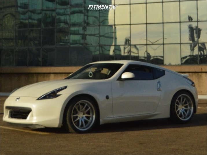 2011 Nissan 370Z Touring with 19x9.5 Aodhan Ds02 and