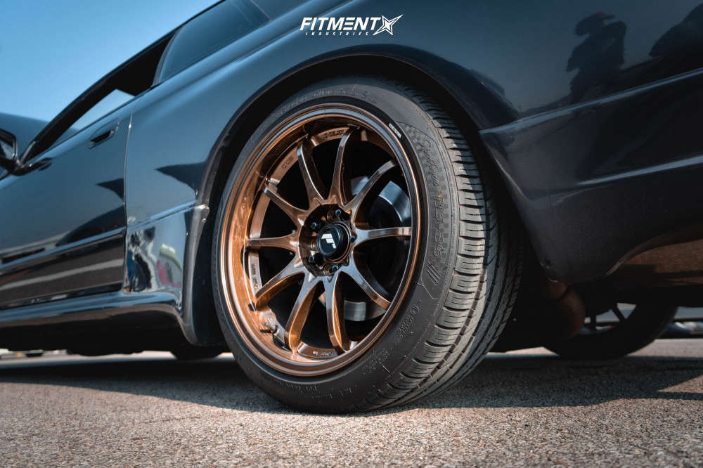 1994 Nissan Skyline GT-R with 18x9.5 Volk Ce28n and Pirelli