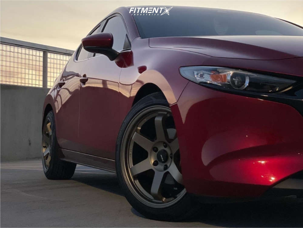 2020 Mazda 3 Base with 18x8.5 AVID1 AV6 and Hankook 215x45 on