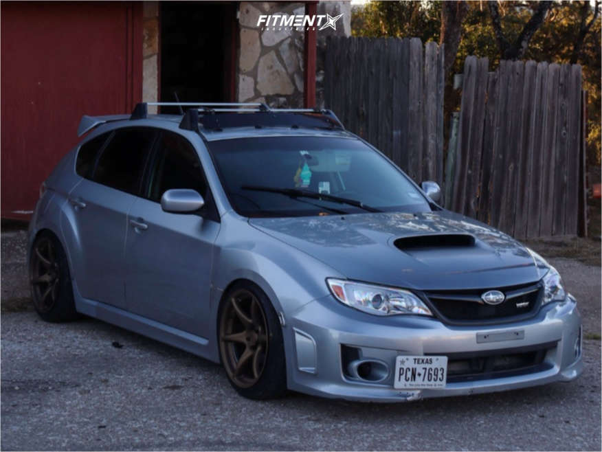 2013 Subaru WRX Limited with 18x9.5 Kansei Tandem and