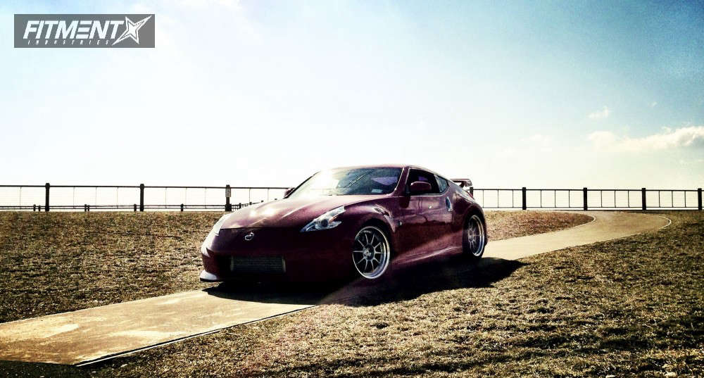 2009 Nissan 370Z NISMO 2dr Coupe (3.7L 6cyl 6M) with 19x10.5 SSR Sp3 ...