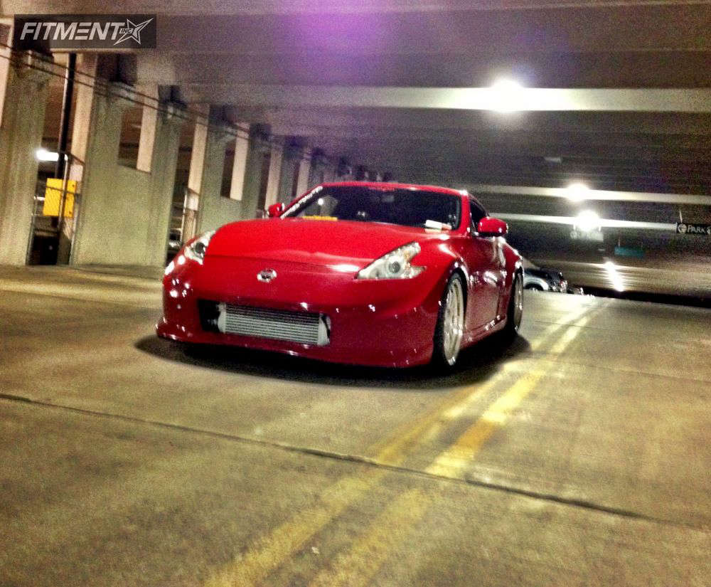 2009 Nissan 370Z NISMO 2dr Coupe (3.7L 6cyl 6M) with 19x10.5 SSR Sp3 ...