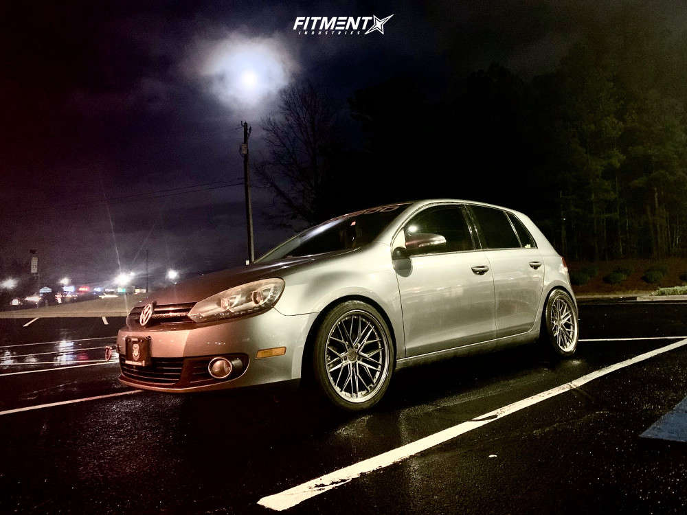2013 Volkswagen Golf TDI with 18x8.5 XXR 571 and Vercelli 235x40 on ...