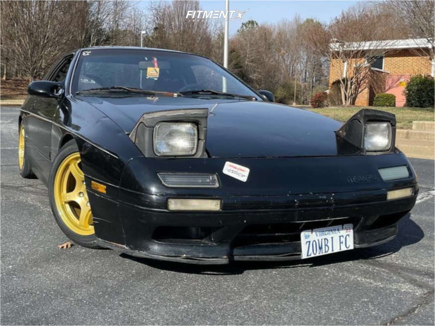 1990 Mazda RX-7 GTU with 15x8 Gram Lights 57cr and Hankook 205x45