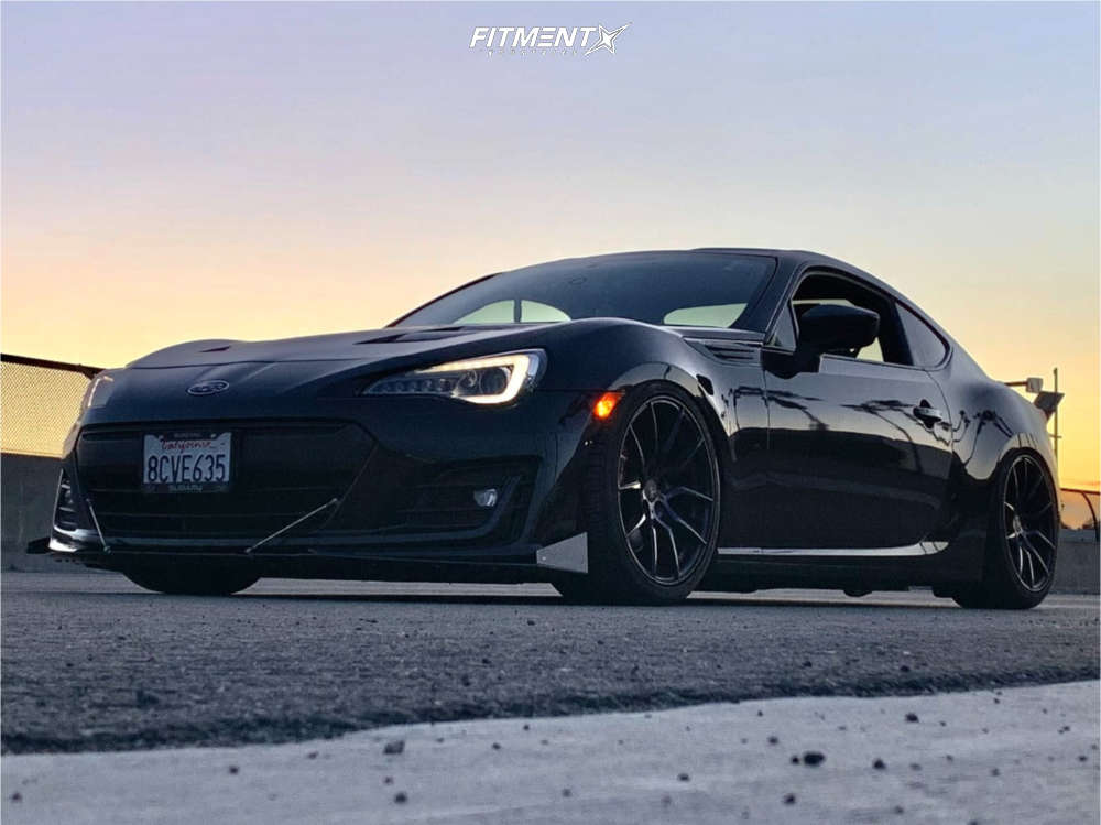 2017 Subaru BRZ Limited with 18x9.5 Option Lab R716 and Firestone