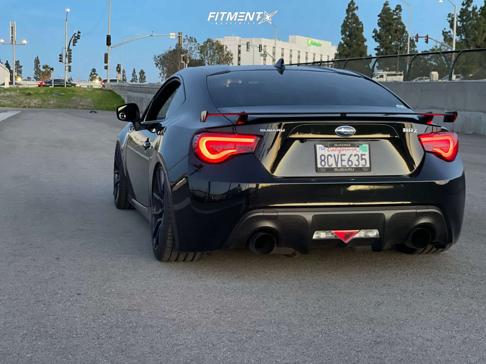 2017 Subaru BRZ Limited with 18x9.5 Option Lab R716 and Firestone