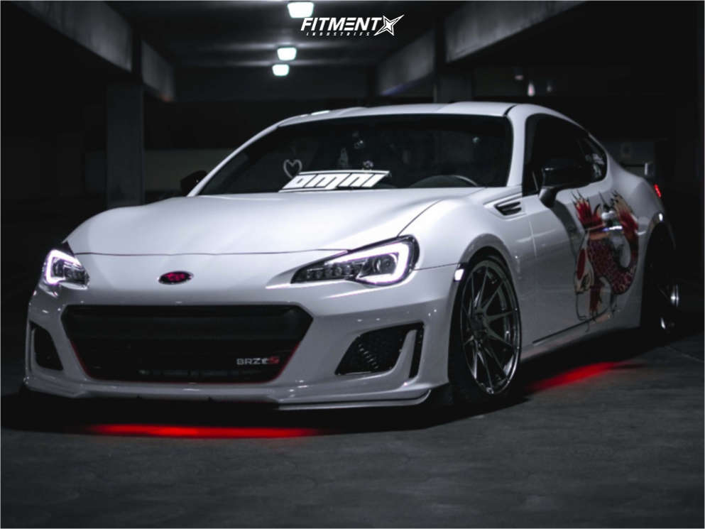 2020 Subaru BRZ TS with 18x9.5 Aodhan Ah09 and Falken 245x35 on