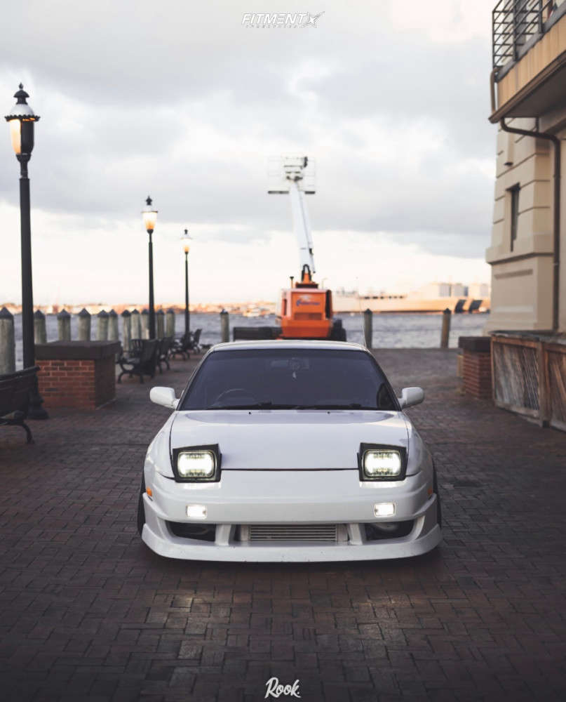 1992 Nissan 180sx Type R with 17x9.5 Kansei KNP and Federal 215x40