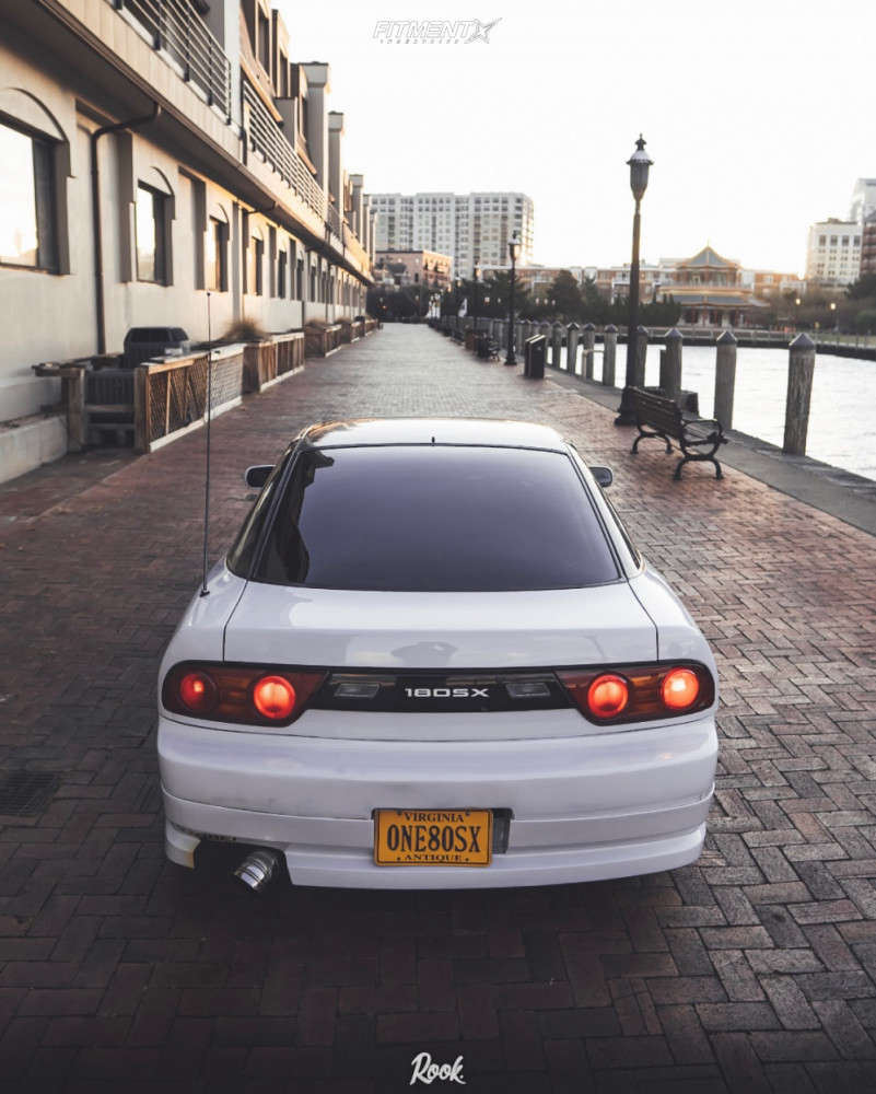 1992 Nissan 180sx Type R with 17x9.5 Kansei KNP and Federal 215x40