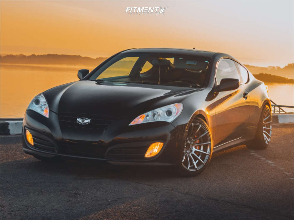 2009 Hyundai Genesis 3.8 with 18x9.5 Shogun Rs-z and Nankang