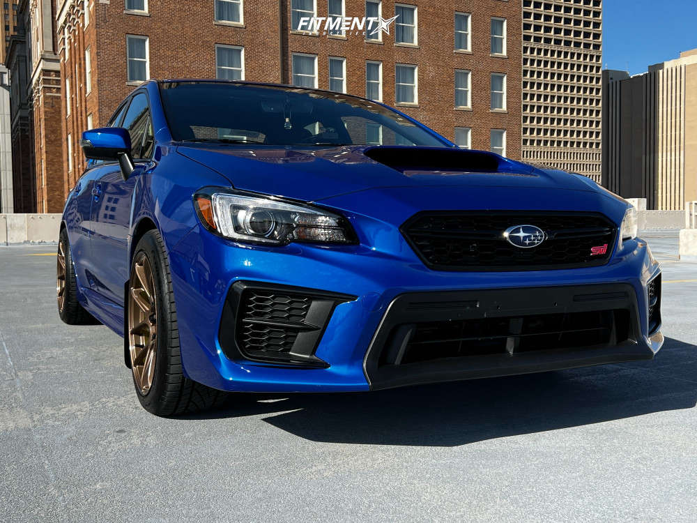 2021 Subaru WRX STI Base with 18x9.5 Enkei Tsv and Continental