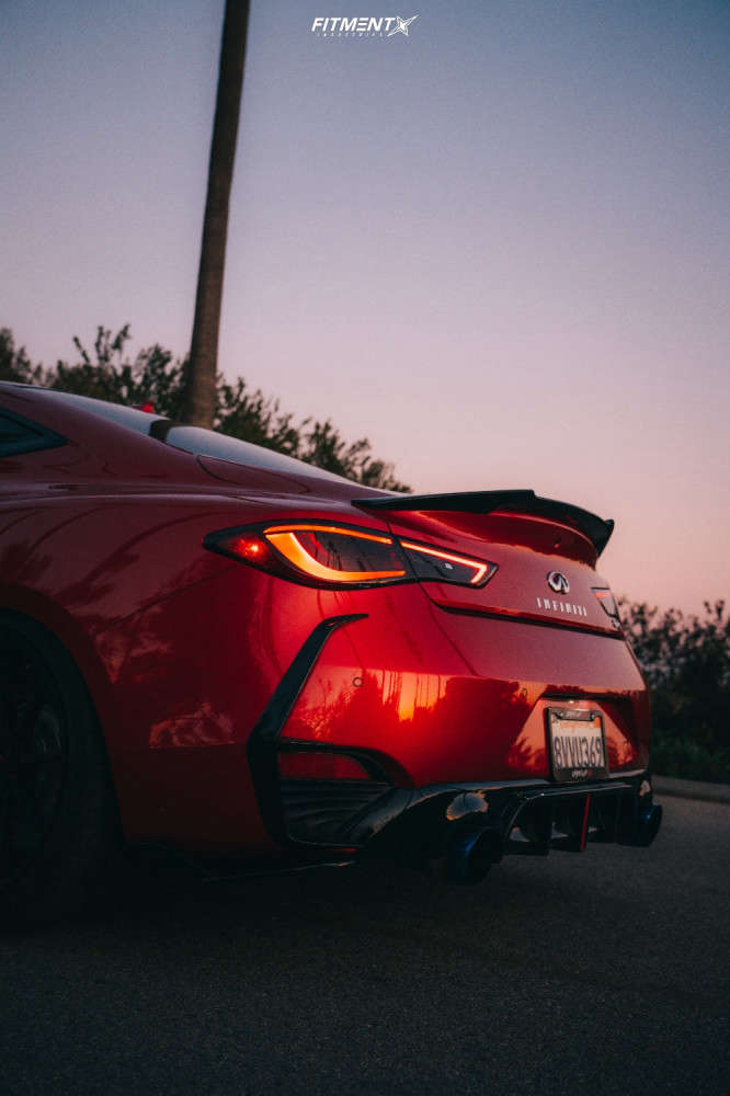 2018 INFINITI Q60 Red Sport 400 with 20x10 Variant Argon and Toyo Tires ...