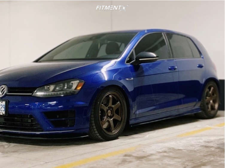 2016 Volkswagen Golf R Base with 17x8 Superspeed Rf06rr and Yokohama ...
