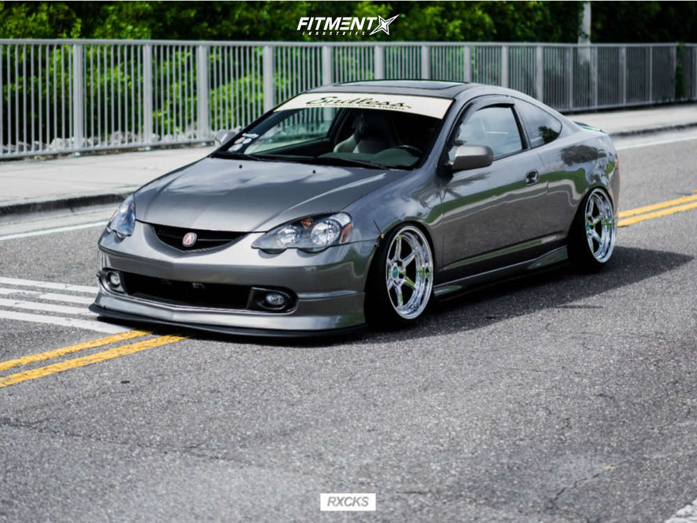 2002 Acura RSX Type-S with 18x10.5 Kansei Roku and Landsail 215x40