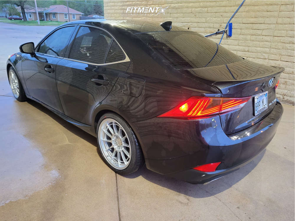 2017 Lexus IS300 Base with 18x8.5 Enkei Nt03m and Michelin 225x40 on