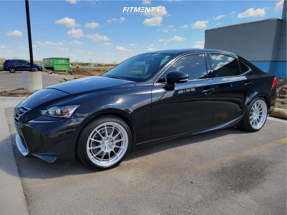 2017 Lexus IS300 Base with 18x8.5 Enkei Nt03m and Michelin 225x40 on
