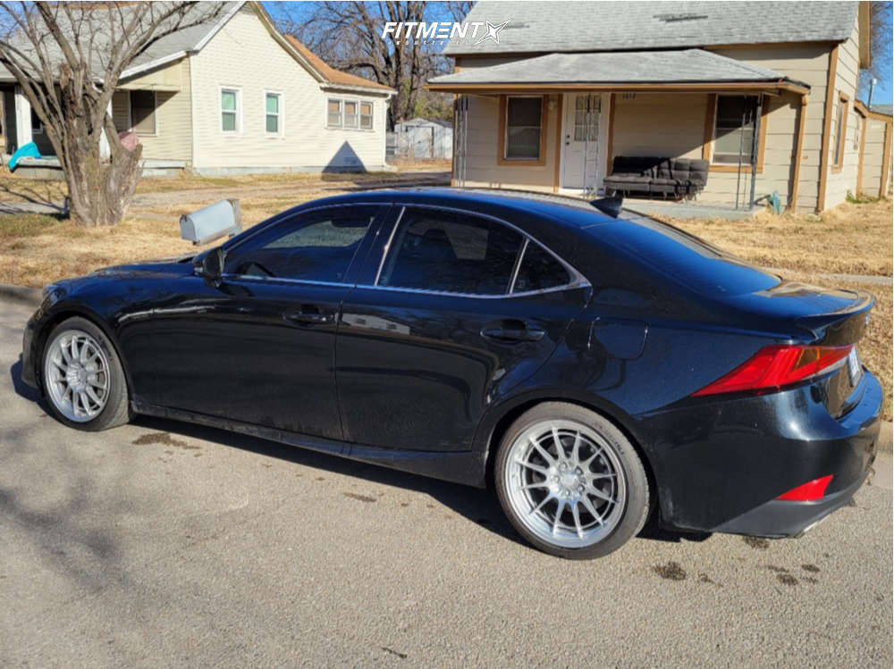 2017 Lexus IS300 Base with 18x8.5 Enkei Nt03m and Michelin 225x40 on