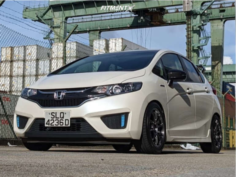 2017 Honda Fit SE with 16x7 Advan Racing RZII and Dunlop 205x50 on