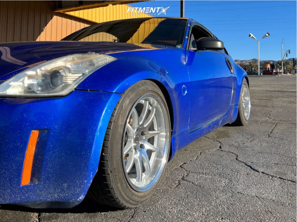 2006 Nissan 350Z Enthusiast with 18x9.5 Aodhan Ds02 and Falken