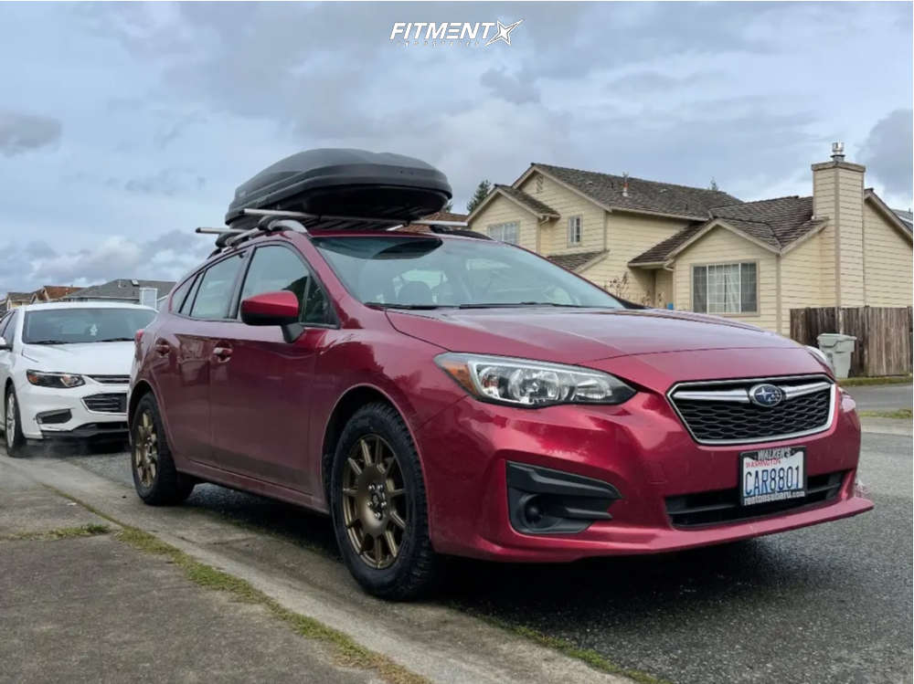 2018 Subaru Impreza Premium with 16x7 Sparco Terra and Yokohama