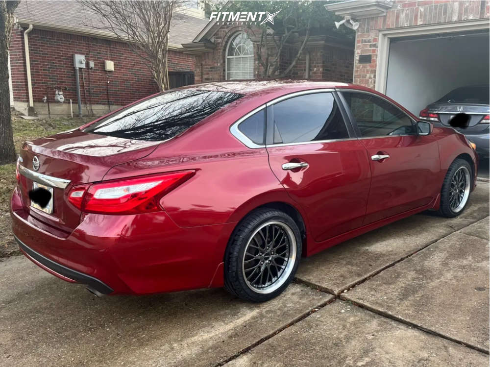 2015 Nissan Altima Base with 18x8 ARC Ar6 and Goodyear 235x40 on Stock ...