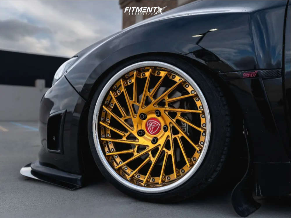 2008 Subaru Impreza STI with 18x9 Infinitewerks Mt and