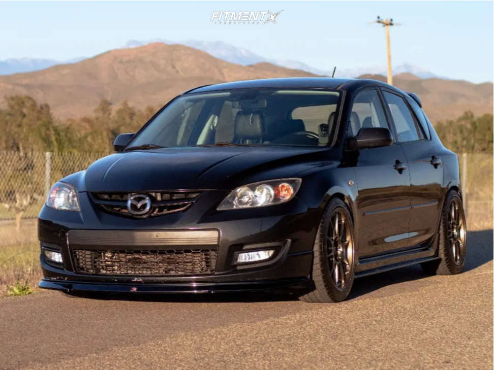 2008 Mazda MazdaSpeed3 GT with 18x8.5 Konig Dekagram and Michelin