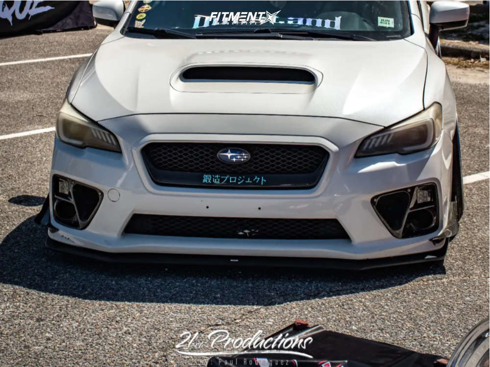 2015 Subaru WRX Base with 18x10 BBS Rs and Fortune 225x40 on Air ...