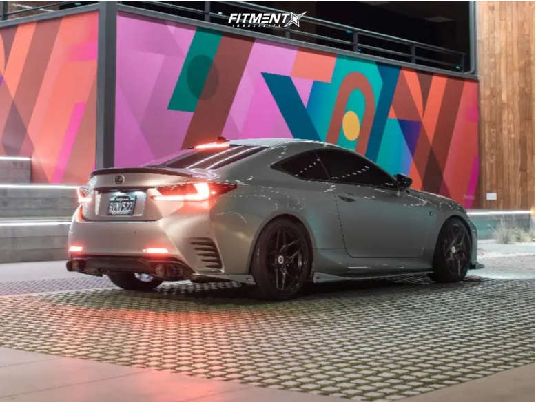 Lexus Rc200t Rear 2016 Lexus RC200t F Sport with 19x9 ARK Performance AB-52S and Yokohama ...