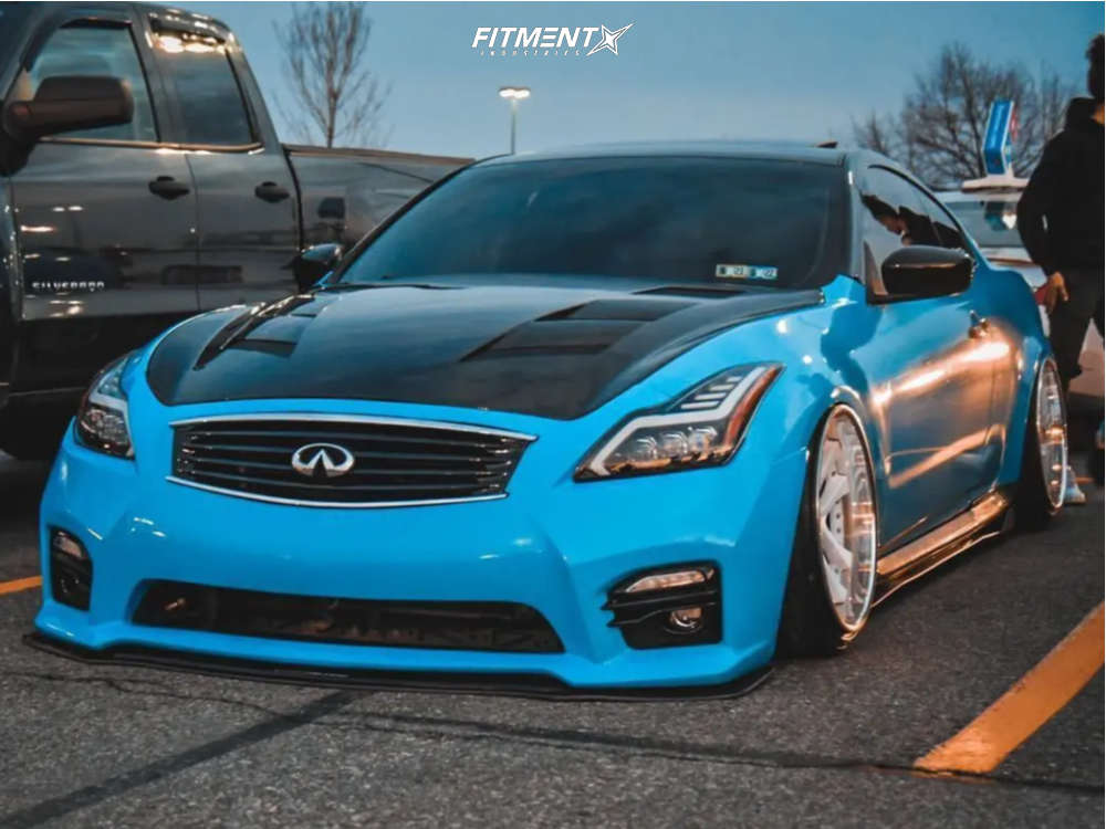 2009 INFINITI G37 Sport with 19x10 Weds Kranze LXZ and Achilles