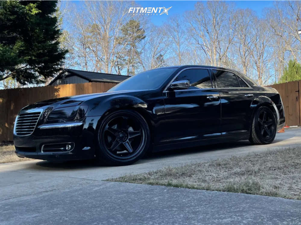 2012 Chrysler 300 Base with 20x9 Voxx Replicas Demon and Hankook 255x45 ...