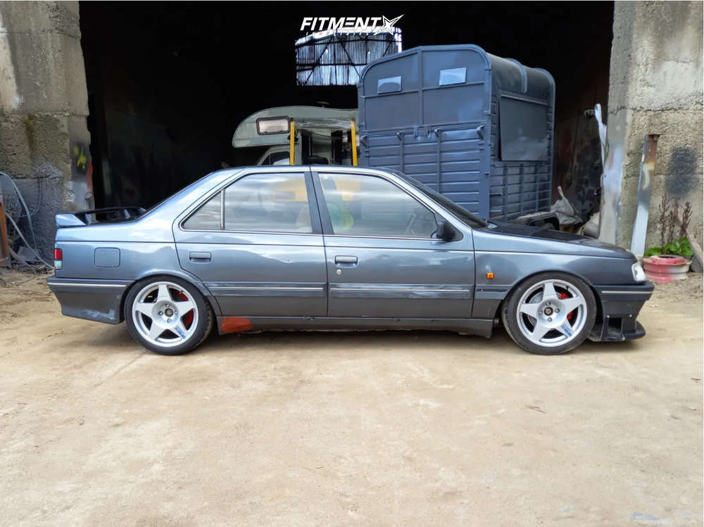 mi16 1991 Peugeot 405 Mi 16 with 17x8 Compomotive Mo5 and