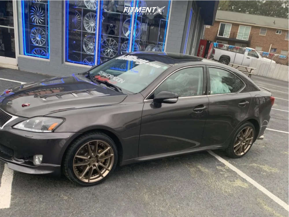 2009 Lexus IS250 Base with 18x8 Niche Dfs and Achilles 225x40 on Stock