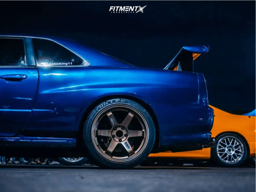 1998 Nissan Skyline GTT with 18x9.5 AVID1 AV6 and Achilles 255x35