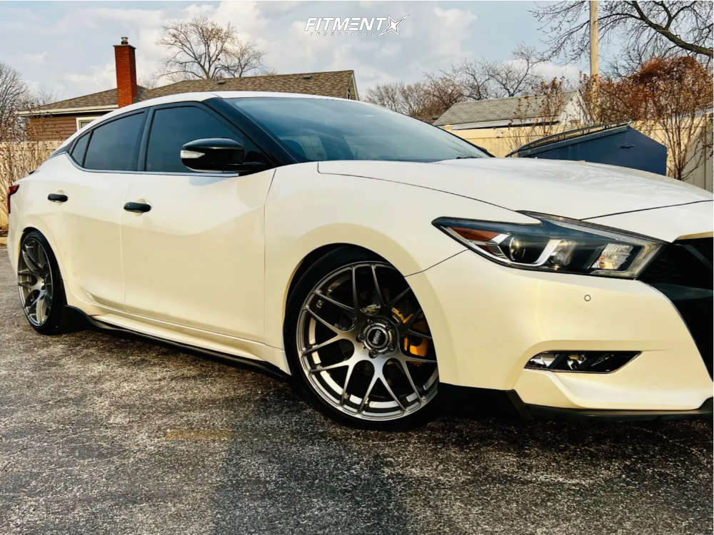 2016 Nissan Maxima SR with 20x10 VMR V710 and Continental 255x35